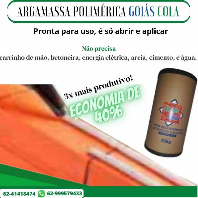 Foto 1 - Argamassa polimrica gois cola
